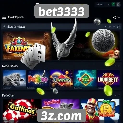 Avaliação de jogos disponíveis no site bet3333